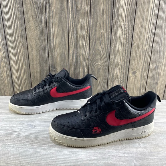 Nike Air Force 1 AF1 Utility “BRED” Black Red CW7579-001 Men’s Size: 12 main image 14